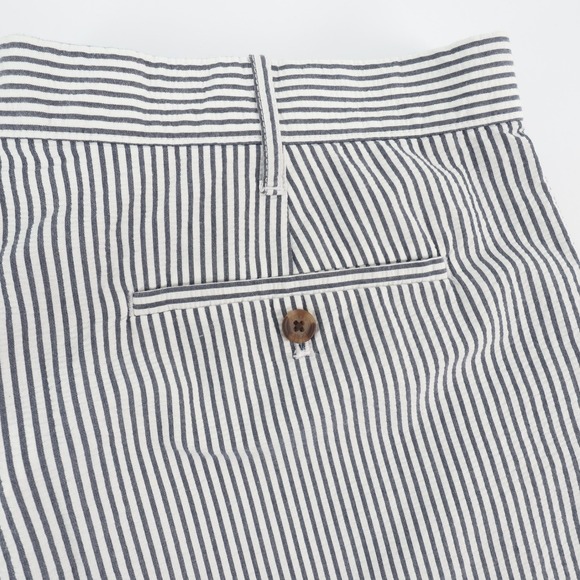 J Crew Menn Seersucker Striped Shorts 7" Inseam Size 38 - Picture 1 of 4